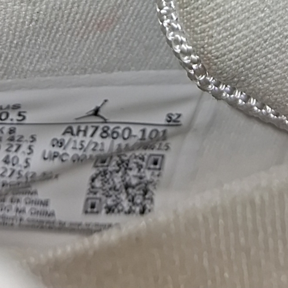 White and Cream Athletic Sneakers - Picture 6 of 7